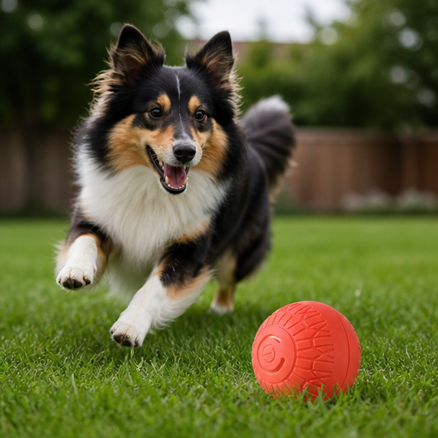 Pelota interactiva para perros