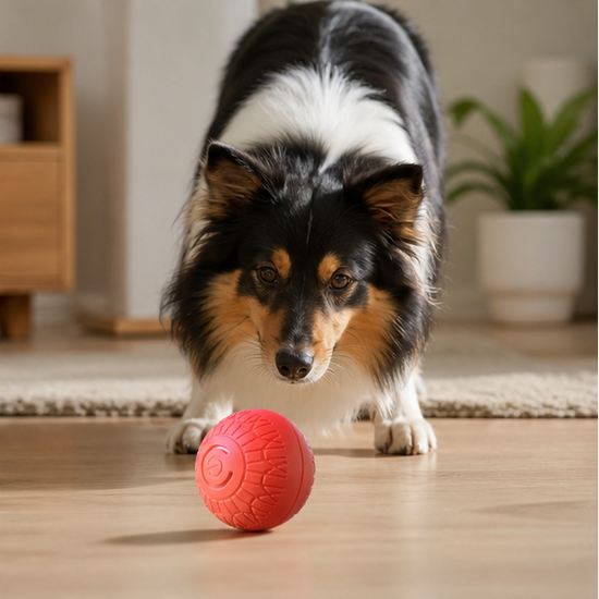 Pelota interactiva para perros
