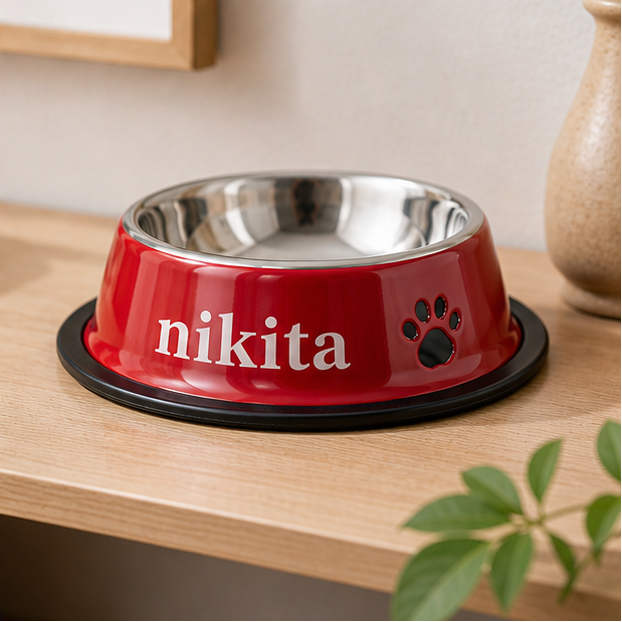 Comedero personalizable para mascotas