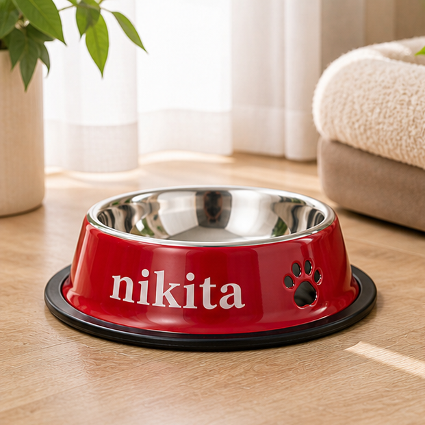 Gamelle pour animaux personnalisable